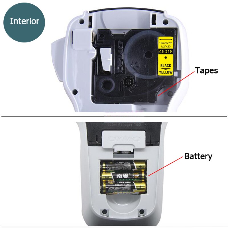 Compatible for Dymo LM160 label printer for Dymo D1 6/9/12mm 45013 Label Tapes Ribbon Cassette Cartidge use for everywhere CIDY