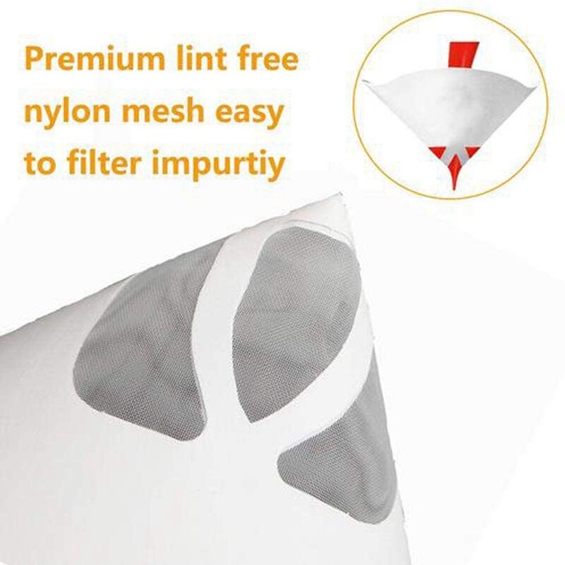 200 pak 150 mikrometer maling kegle maling si 150 mikrometer maling filter med fint nylon mesh