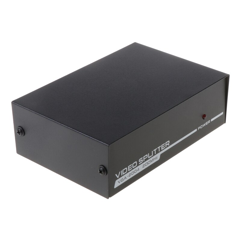 4 Port VGA Frequency Divider 200Hz Video Splitter High Frequency 1600*1280 Resolution