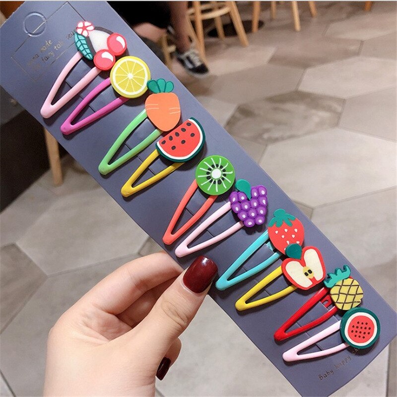 Barrette à cheveux en forme de fleur pour filles, 10 pièces/ensemble, épingles à cheveux, épingles à cheveux pour enfants: A