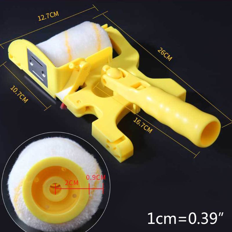 Outil de bricolage montable de coin de brosse de rouleau de coupe de peinture propre tenu dans la main de ménage pour le plafond de peinture de mur de pièce à la maison