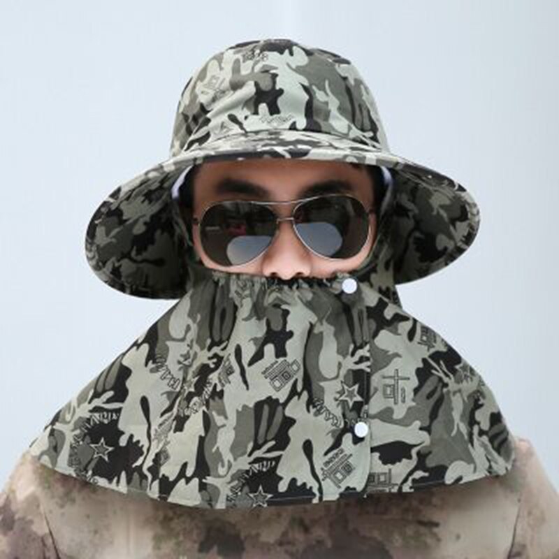 Kvinder sommer solhatte blomstercamouflage pakbar solskærmshat med store hoveder bred skygge strandhat uv beskyttelse kvinde kasket: 2