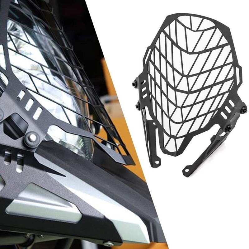 Motorcycle Headlight Head Light Guard Protector Cover Protection Grill for SUZUKI DL650 V-Strom DL 650 Vstrom 650: Default Title