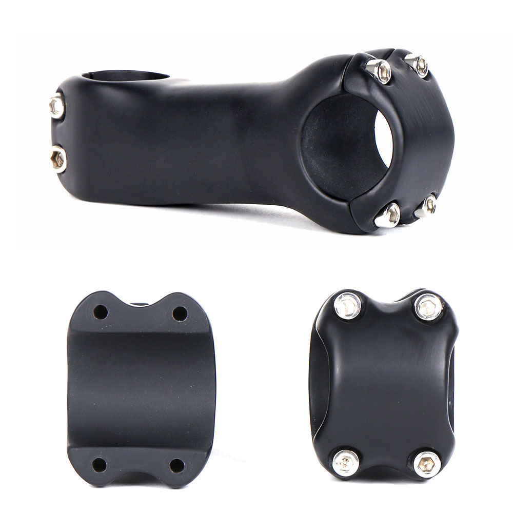 ELITA ONE Bicycle Stem Carbon Fibre MTB/Road Bike Stem 6/17 Degree 31.8MM Handlebar Stem UD/Black 70-130mmmm