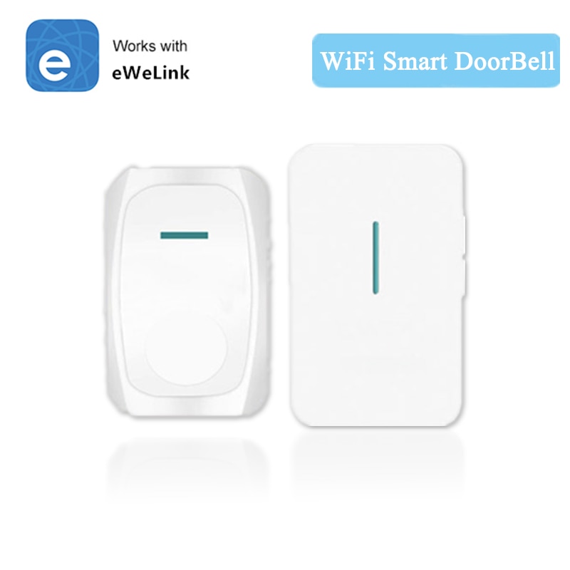 EWelink WiFi Türklingel APP kabellos Kontrolle Clever Tür Glocke Clever Heimat Sicherheit einstellen Mehrere Glockenspiel UNS Standard Clever Tür Glocke