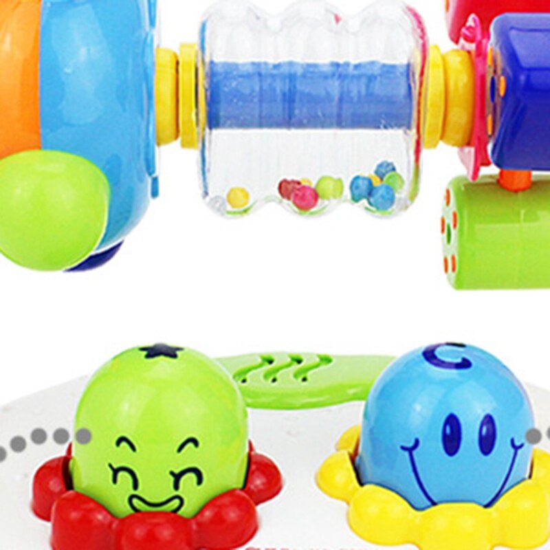 Muzikaal babyspeelgoed muziek draaiende verlichting fitnessframe educatief babyspeelgoed met doos kleuterspeelgoed