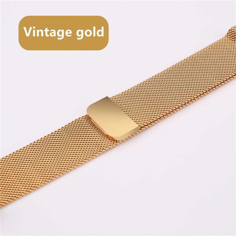 Metal Strap for Apple Watch Series 5 4 3 2 1 38mm 40mm 42mm 44mm Stainless Steel Wrist Strap Bracelet for iWatch Accessories: Gold / 38mm 40mm