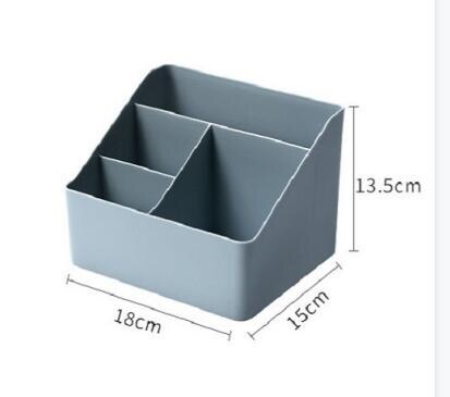 Makeup Organizer Box Cosmetic Storage Box Drawer Dressing Table Container Sundries Case Makeup Box: YZ01-grey-L