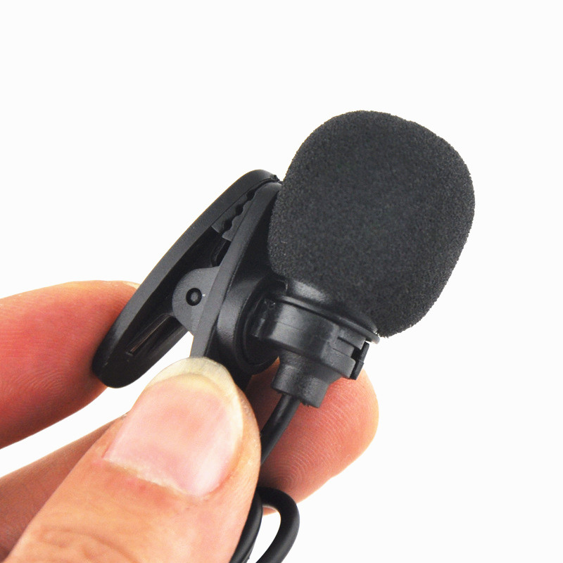 Mini Draagbare Microfoon Handvat Clip-On Revers Opname Stereo Wired Voor Telefoon Laptop Studio Microfoons 1.5M