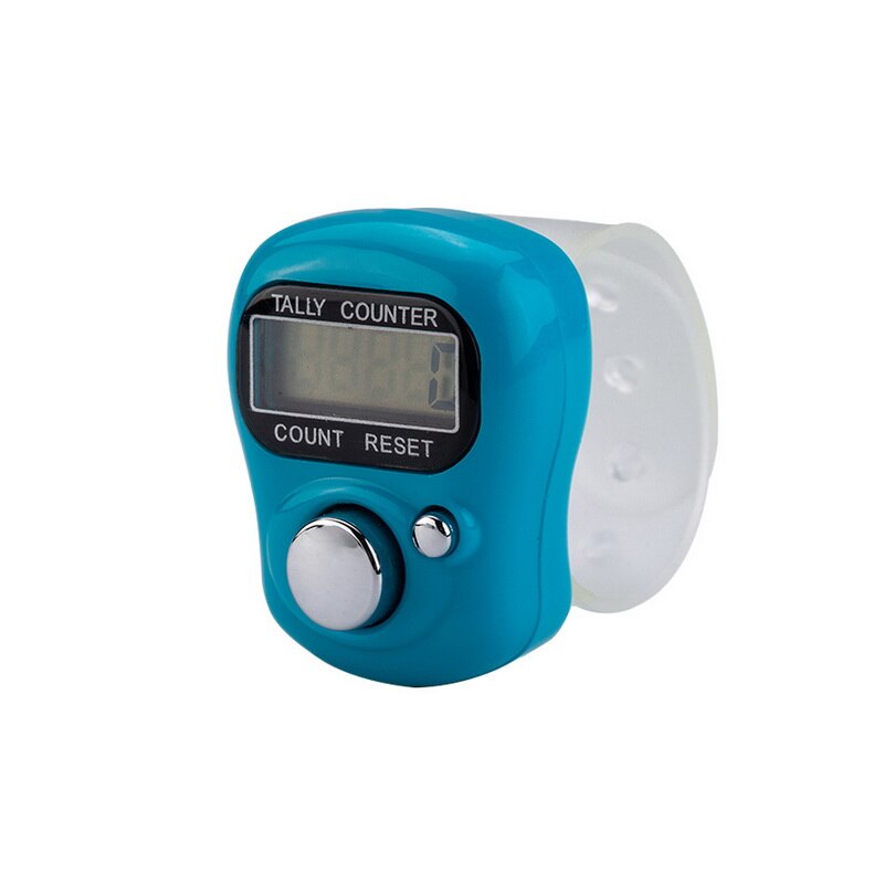 Mini Stitch Marker And Row Finger Counter LCD Electronic Digital Counter For Sewing Knitting Weave Tool