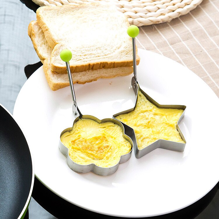 Edelstahl Spiegelei ehemalige Nette Geformte Spiegelei Schimmel Pfannkuchen Ringe bilden Küche Werkzeug