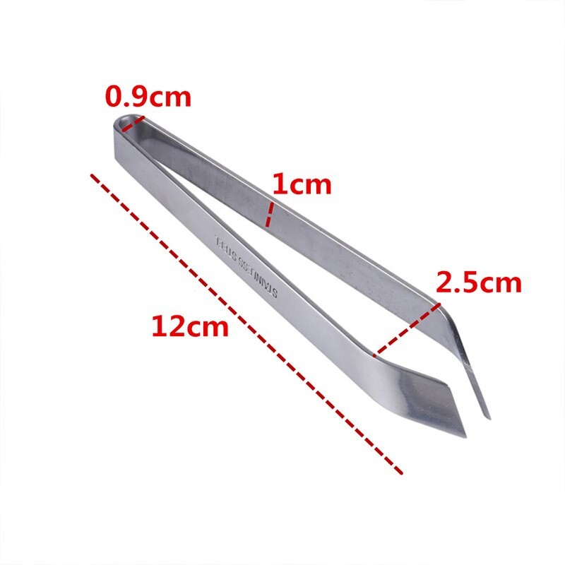 Kitchen Seafood Tool Stainless Steel Fish Bone Remover Pliers Pincer Puller Tweezer Tongs Pick-Up Utensils Tweezers for Fish