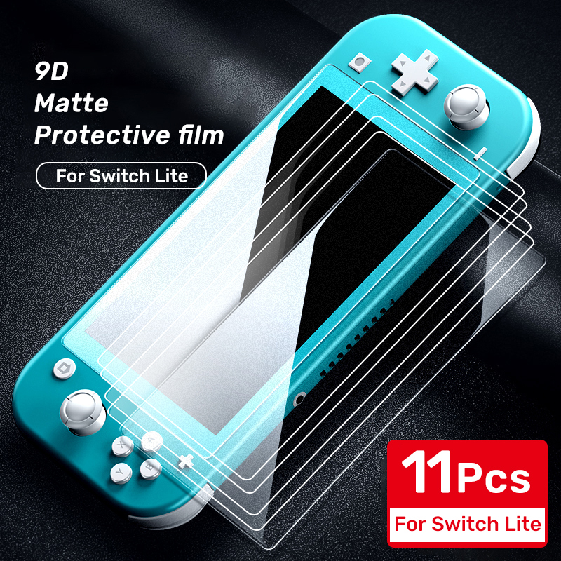 11Pack Schutz Glas für Nintend Schalter Gehärtetem Glas Bildschirm Schutz für Nintendo Schalter Lite NS HD Glas Bildschirm Film: 11Pack matt Lite