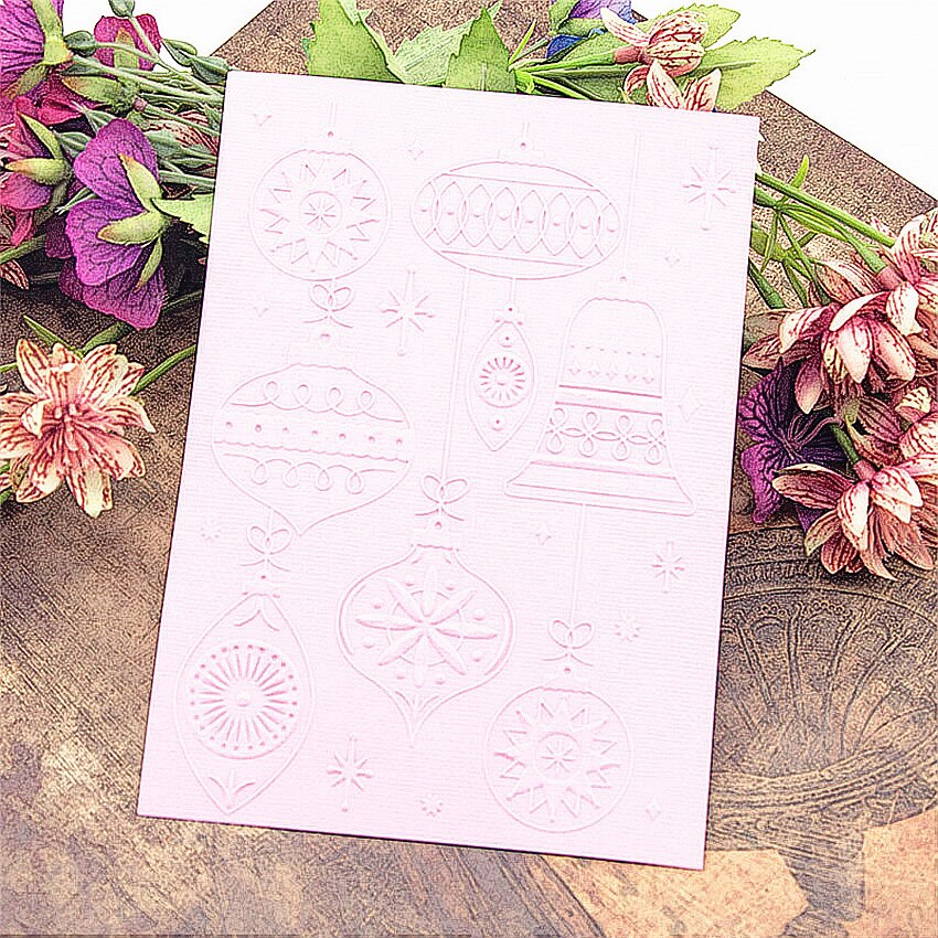 plastic Easter bell template craft card making paper card album wedding decoration Embossing folders