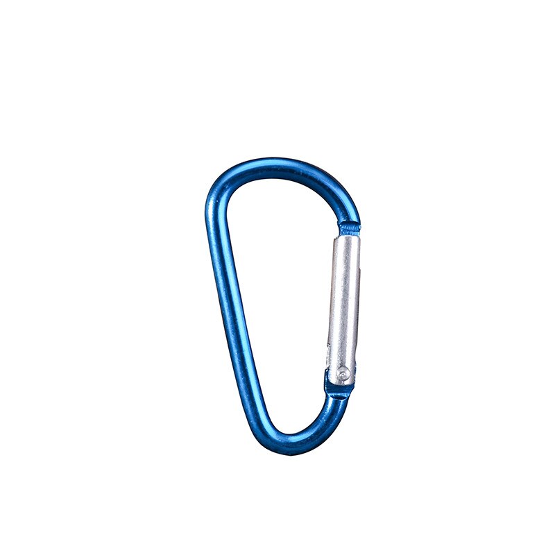 20pcs Mini Carabiner Keychain Alluminum Alloy D-ring Buckle Spring Carabiner Snap Hook Clip Keychains Outdoor Camping Daily Use