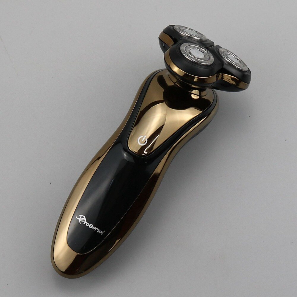 Rasoir rotatif pro rechargeable lavable rasoir électrique pour hommes barbe rasoir électrique mâle voyage visage machine à raser tête