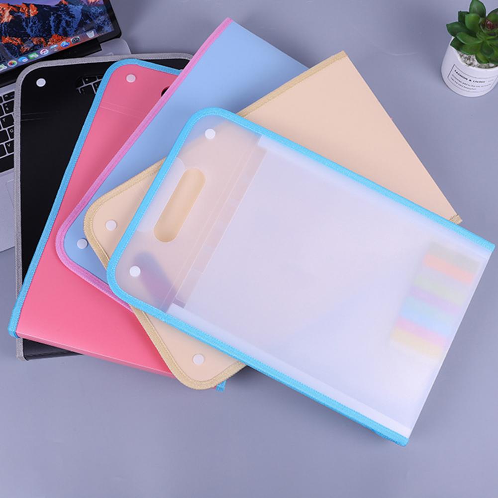 13 Grids Files Organizer Excellent Universal Paper Files Folder Plastic Accordions Folder