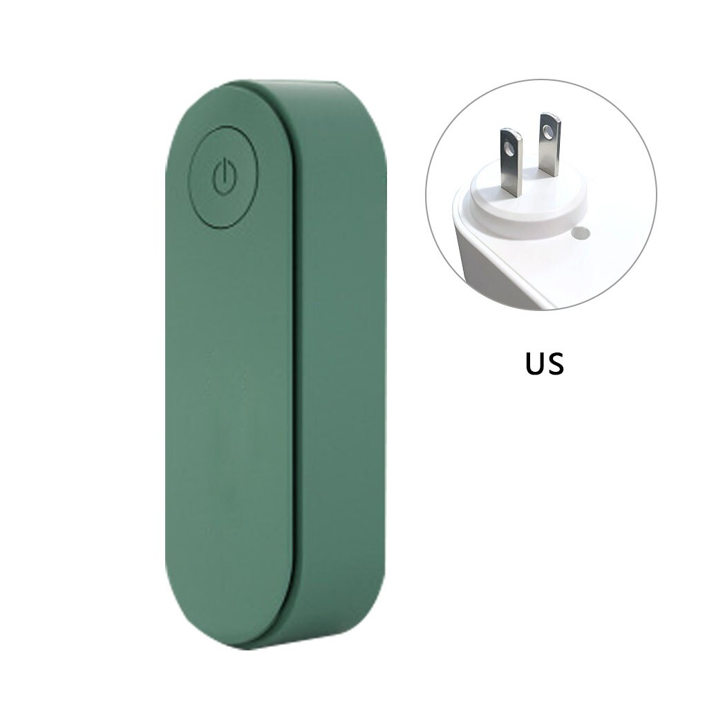 Automatic Pest Defender Mini Mite Removal Instrument Portable Dustbuster ABS Mite Cleaner Tool Air Purifier Freshener: green / US