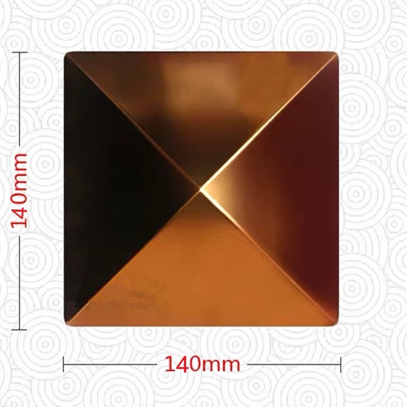 Tür rahmen, schrank, dekoration, edelstahl, möbel abziehbilder, Hardware-, tür dekoration, mosaik dekoration zubehör: Rose Gold140X140