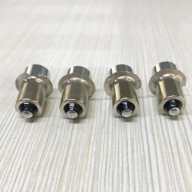 1w P13.5s 3v 3.7v (3.4-4.2 v) 4.5v 6v 7v 9v 12v 15v lampe de poche LED ampoules de torche avec épister puces lampe de poche LED ampoule 1watt