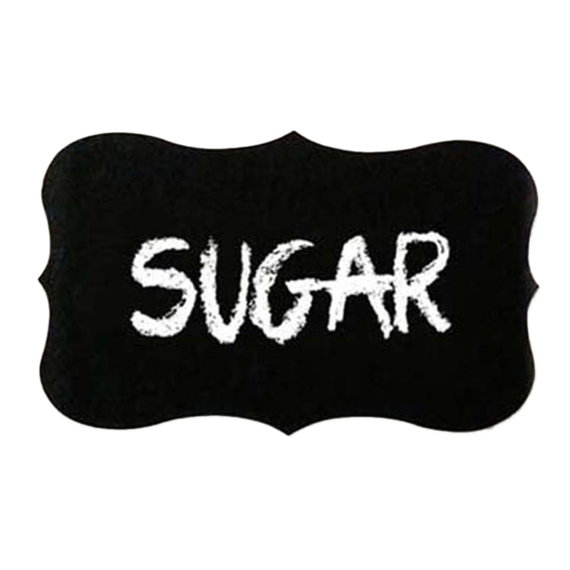 40Pcs Erasable Bottle Sticker Black PVC Multifunctional Kitchen Jar Storage Box Label Sticker Decoration Articles