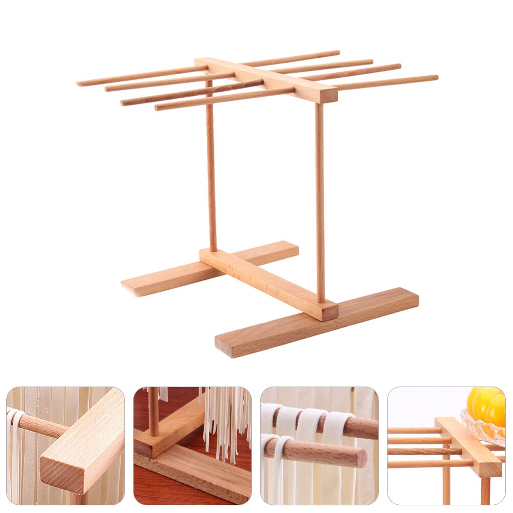 Pasta Drying Rack Household Spaghetti Noodle Drying Rack Pasta Dryer Beechwood