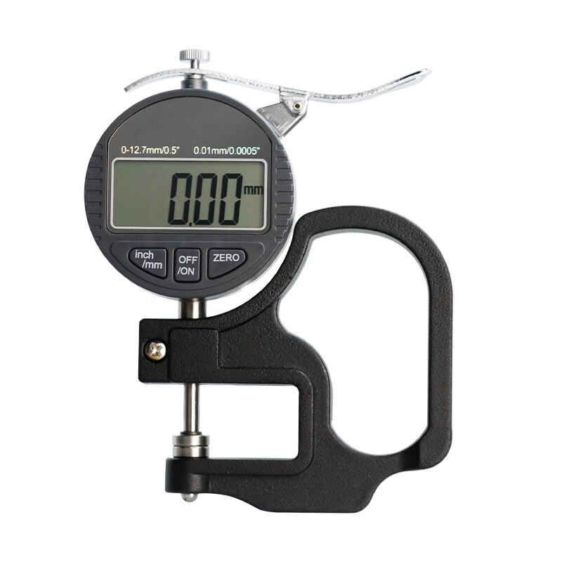 Micrometer Thickness Meter 0-12.7 0-25.4 Precision0.01/0.001 For Paper Thickness Gauge Meter Digital Micrometer Thickness Tester: 0-12.7mm 0.01