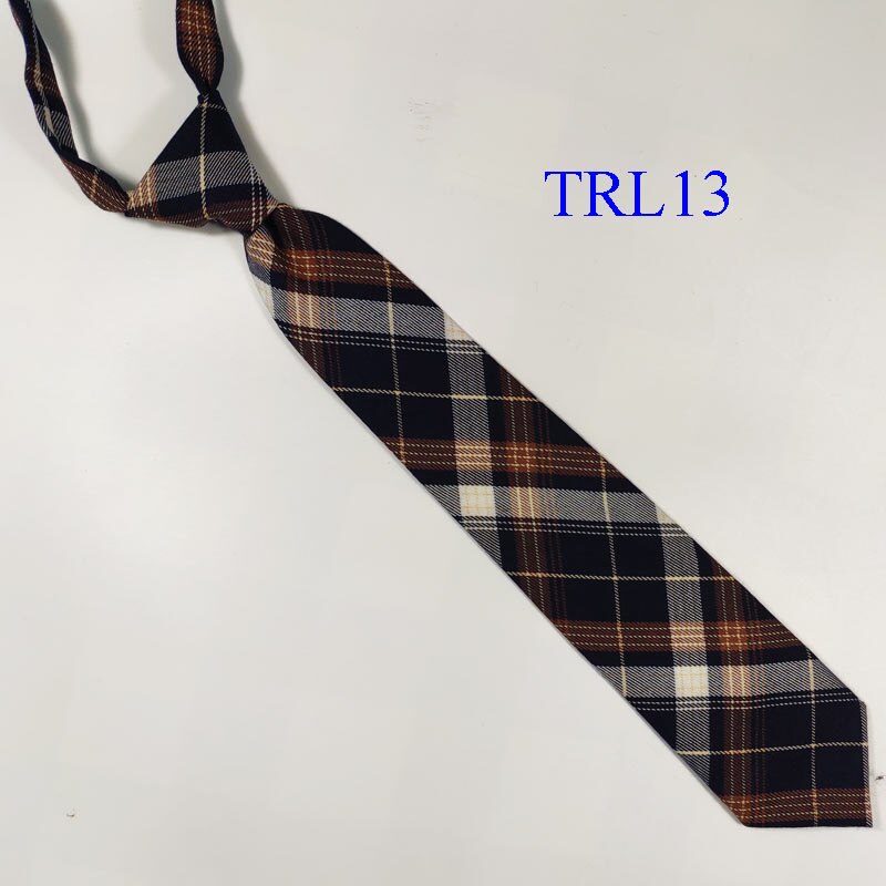 Dreng plaid elastik justerbare slips skole bryllup slips børn studerende gravatas 33cm længde 7cm bredde: Trl 13