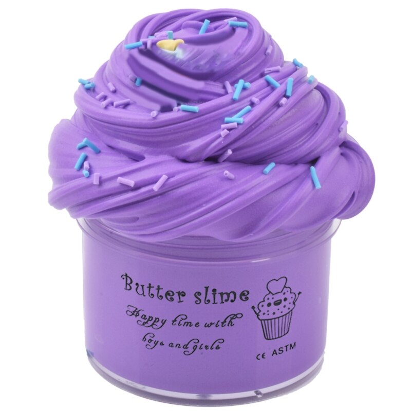 6Pc Butter Slime with Candy Slime Watermelon Slime and Pineapple Slime Soft