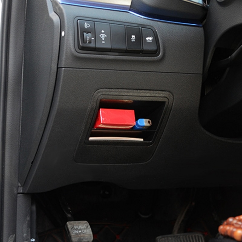 Tucson Inner Fuse Storage Box Bin Case fuze Card Slot Holder For Hyundai