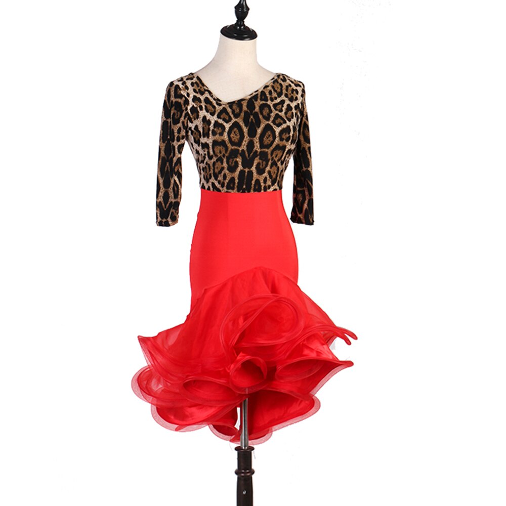 CACARE Vestido de baile latino para mujer gran venta Vestido flecos ropa de baile latino baile vestidos de baile Tango D0691 salón de baile