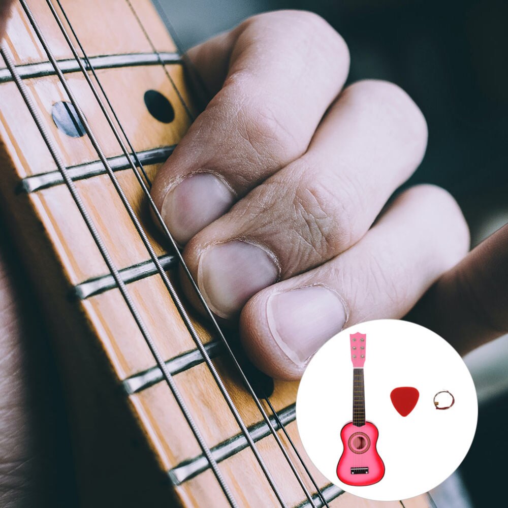 1pc Useful Pretty Chic 25 Inch Guitar Simple Guitar for Students: Pink