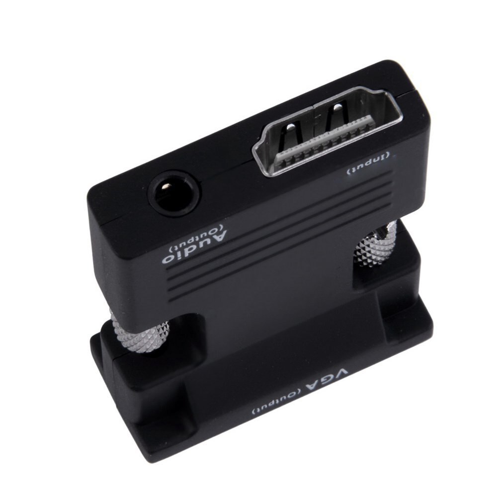HDMI-compatible Female to VGA Male Converter Adapter Support 1080P Signal Output