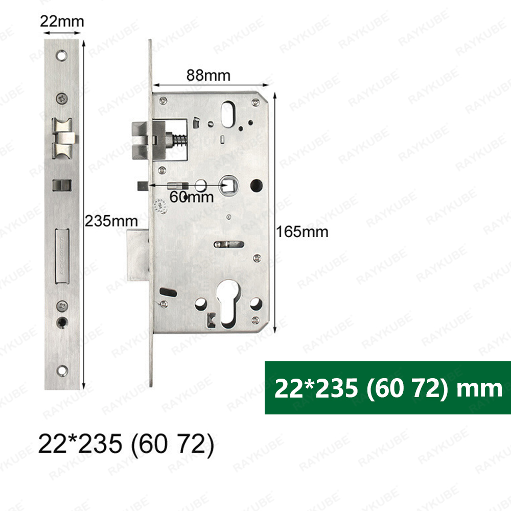 Mortise Lock Specialized For Smart Lock Different Size For Choose: green