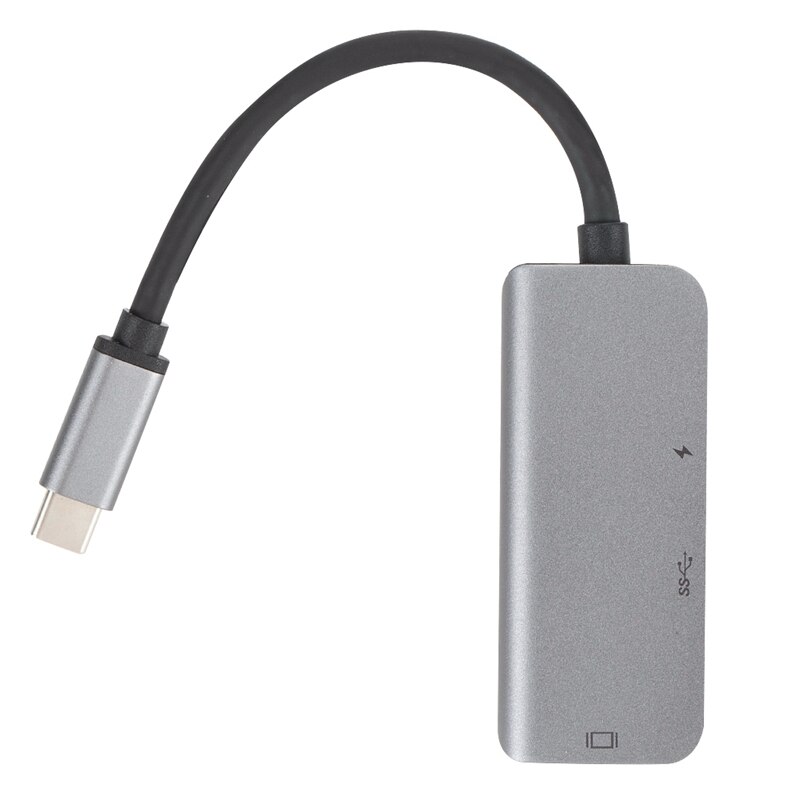 USB C tipo C a 4K HDMI HUB USB 3,0 adaptador de puerto de carga para Samsung Galaxy S8 Huawei P20 Pro