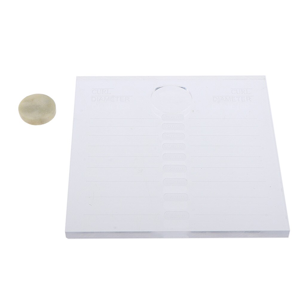 Individual Eyelash Extension Tray Clear Pallet Lash Glue Holder with a Jade for Groove