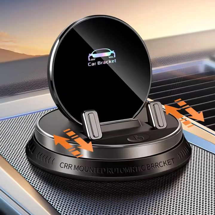 Armaturenbrett-Autotelefonhalterung 360° ° Drehung praktisch Unterstützung Wiege Ständer Auto Automobil Halterung für iPhone Android Mini Pad
