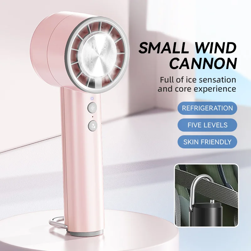 Xiaomi – petit ventilateur portatif de réfrigération, climatiseur Portable silencieux, affichage Led à grande vitesse, ventilateur de chargement Usb à haute puissance éolienne: green