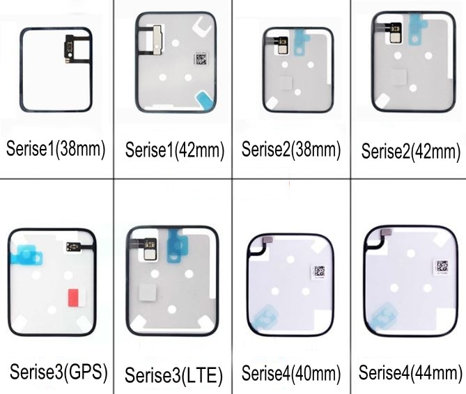 1pcs Force 3D Touch Sensor Flex Cable For Apple Watch Series 1 2 3 4 Gravity Induction Sense Coil 38mm 42mm 40mm 44mm GPS LTE