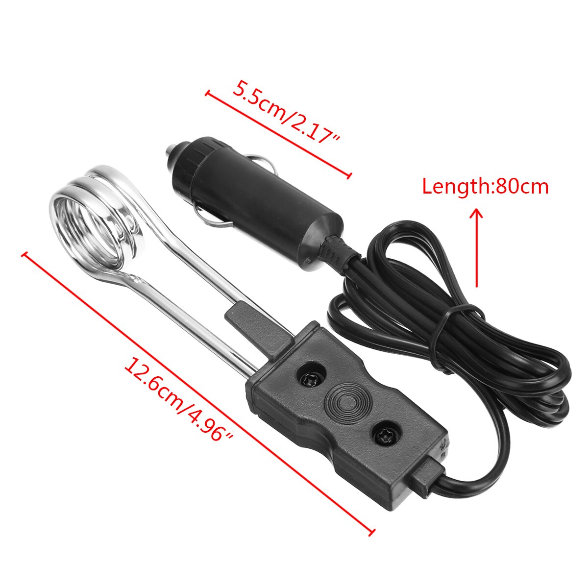 12V 24V 120W przenośny ogólne automatyczny samochód podgrzewacz wody trwałe samochód grzałka robić wody akcesoria samochodowe