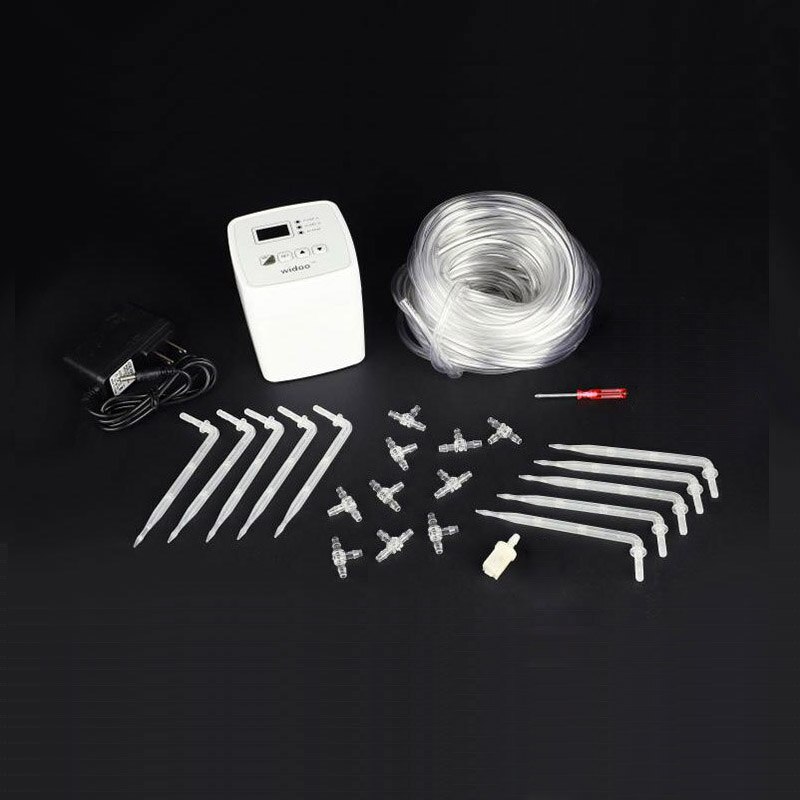 Irrigation Controller 1/2 Pump Automatic Use Drip Irrigation System Set Garden Water Pump Timer Watering Device System: Single pump 10m set