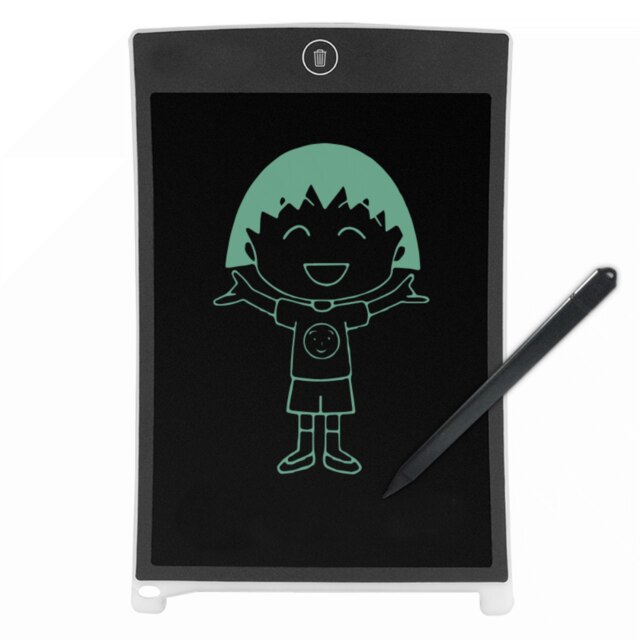 Pizarra Digital Magica Tablet de Dibujo Tableta de Escritura Dibujar Escribir Pintar LCD 8,5" 12" para Niños y Adultos Oficina: 8.5" Blanca