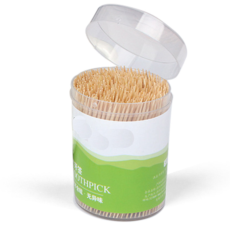 Tooth Stick 500pcs Dental Flosser Disposable Bamboo Toothpicks Tooth Picks Holder Box Interdental Cleaning Hygiene Teeth