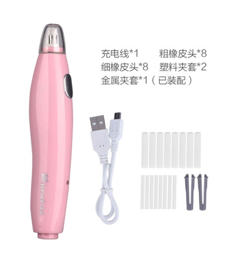 Elektrische Radiergummi Beruf Hohe Licht Skizze radiergummi Auto Radiergummi USB Aufgeladen radiergummi bleistift Gummi gomme electrique hilfe zeichnung: Rosa