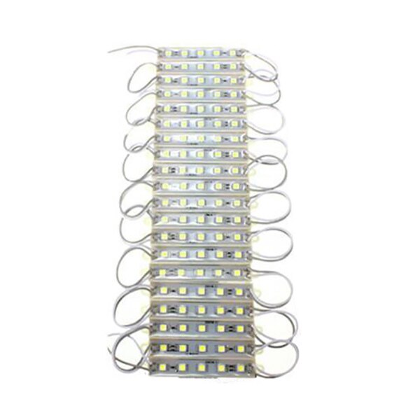 5050 Led Module 5 Smd Strip Waterdicht Strip Band Lamp Dc 12V 20Pcs Wit: Default Title