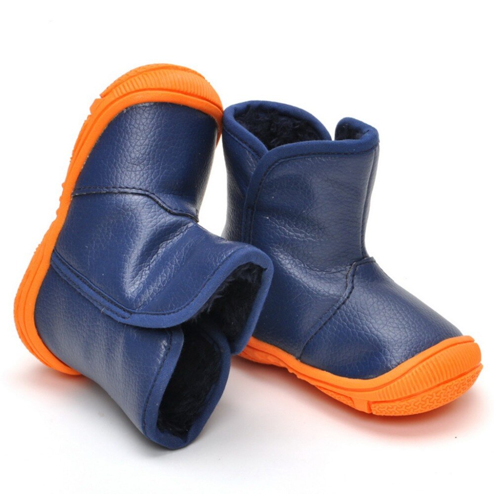 Lzsyc Kleinkind jungen Stiefel Magie Patch PU Hohe Rohr Stiefel Innen Plüsch warm nicht-Rutschig Stiefel Baby Schuhe kleinkind Warme Stiefel