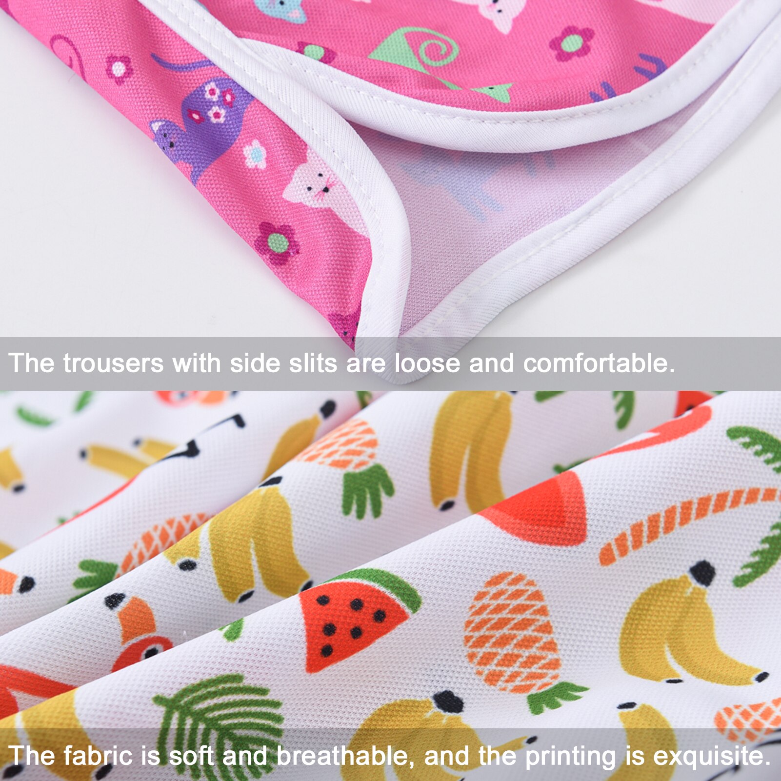 Shorts de plage pour enfants, pantalons de sport décontractés pour garçons et filles, culottes absorbant la transpiration imprimées, vêtements de natation quotidiens pour piscine, 4 pièces