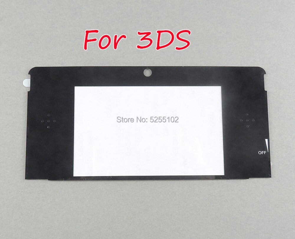 30 stück originale obere front-lcd-bildschirmglas-ersatzteile für nintendo 3ds spiegelreparatur beschädigter teile glasabdeckung