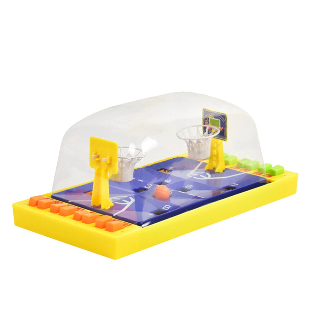 Finger Playing Game Parent-child Interactive Basketball Field (Yellow)