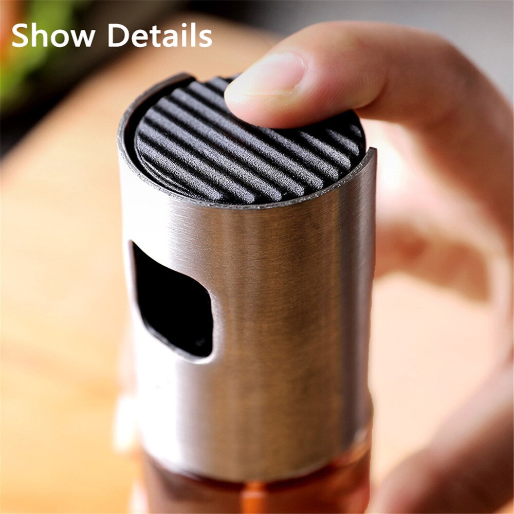 Glass olje spray olje flaske 100ml bbq baking olivenolje spray flaske olje eddik spray flasker anti-drypp olje saus krydder potter